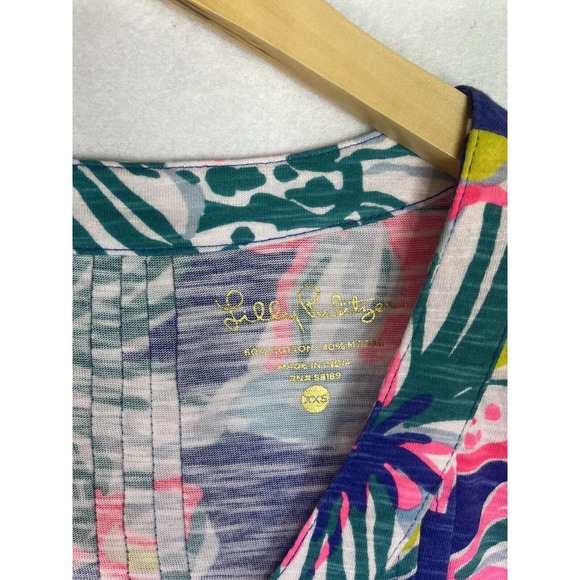 Lilly Pulitzer Size XXS Amberly Dress Floral Beach Vacation Resort - Picture 5 of 7